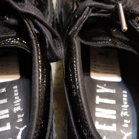 Fenty Black on black  Patent Leather Puma - Picture 8 of 8